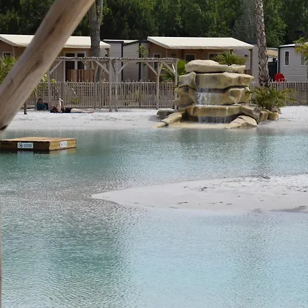Campingplatz Mobil-home Premium 5 Etoiles Valras-plage Domaine La Yole *